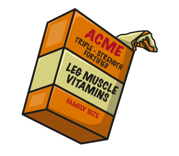 ACME Triple-strength Fortified Leg Muscle Vitamins